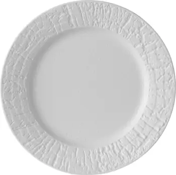 Pjatë e sheshtë me buzë Fine Dine Nordic ø270 mm, e bardhë, set 3 copë