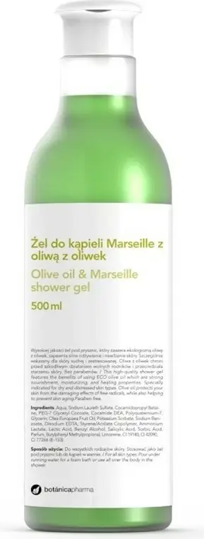 Xhel dushi për femra Botanicapharma Marseille me vaj ulliri 500ml