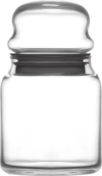Kavanoz qelqi me kapak LAV Phuket 290 ml transparent set 6 copë