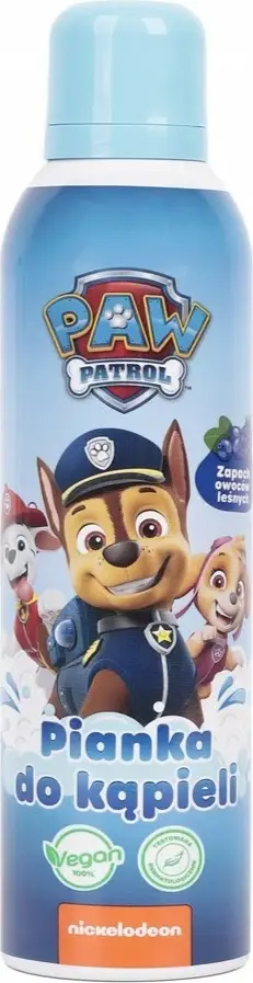 Shkumë për banjë fëmijësh Paw Patrol Forest Fruits 200ml