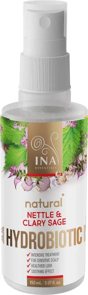 Spray për flokë INA ESSENTIALS Hydrobiotic Intensive Care for Hair Loss Nettle & Nutmeg Sage për femra, 150ml