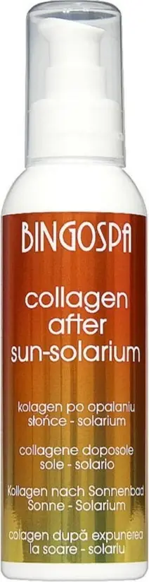 Losion për trup BingoSpa Kolagjen pas diellit për femra, 135g