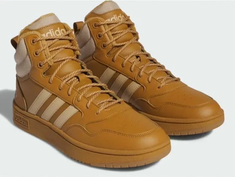 Atlete për meshkuj adidas Hoops 3.0 Mid, ngjyrë kafe - 2