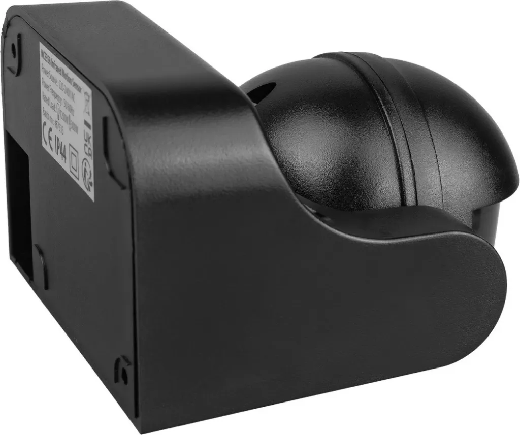 Sensor lëvizjeje PIR Maclean MCE358, IP44, rreze 12 m, ngarkesë max 300/1200 W, i zi - 13