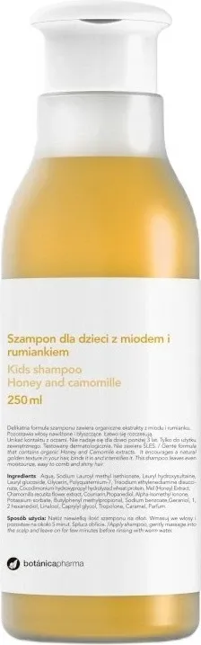 Shampon për fëmijë Botanicapharma me mjaltë dhe kamomil 250ml - 1