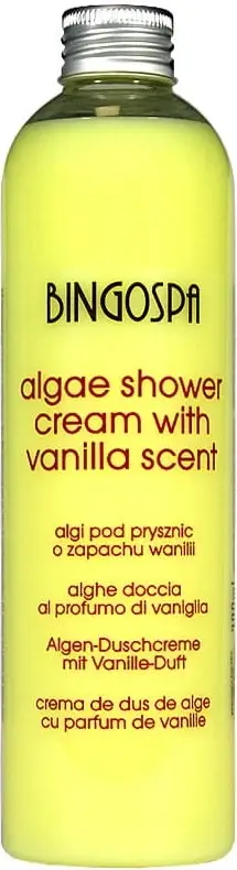 Krem dushi për femra BingoSpa Algae and Vanilla, 300ml