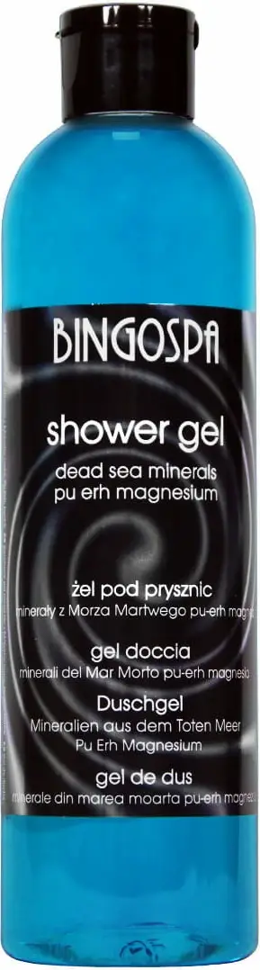 Xhel dushi unisex BingoSpa Minerals nga Deti i Vdekur dhe Pu-Erh, 300ml