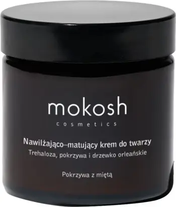 Krem fytyre për femra Mokosh Moisturizing-Mattifying Nettle me Mint, 60ml
