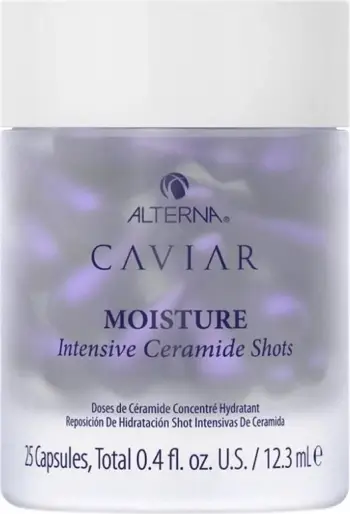 Kapsula për flokë Alterna Caviar Moisture Intensive Ceramide Shots për femra, 25 kapsula