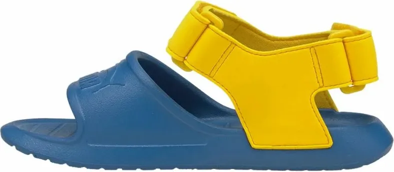 Sandale për fëmijë Puma Divecat v2 Injex PS Star, blu dhe të verdhë - 2