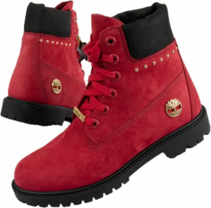 Këpucë për femra Timberland, të kuqe - 1