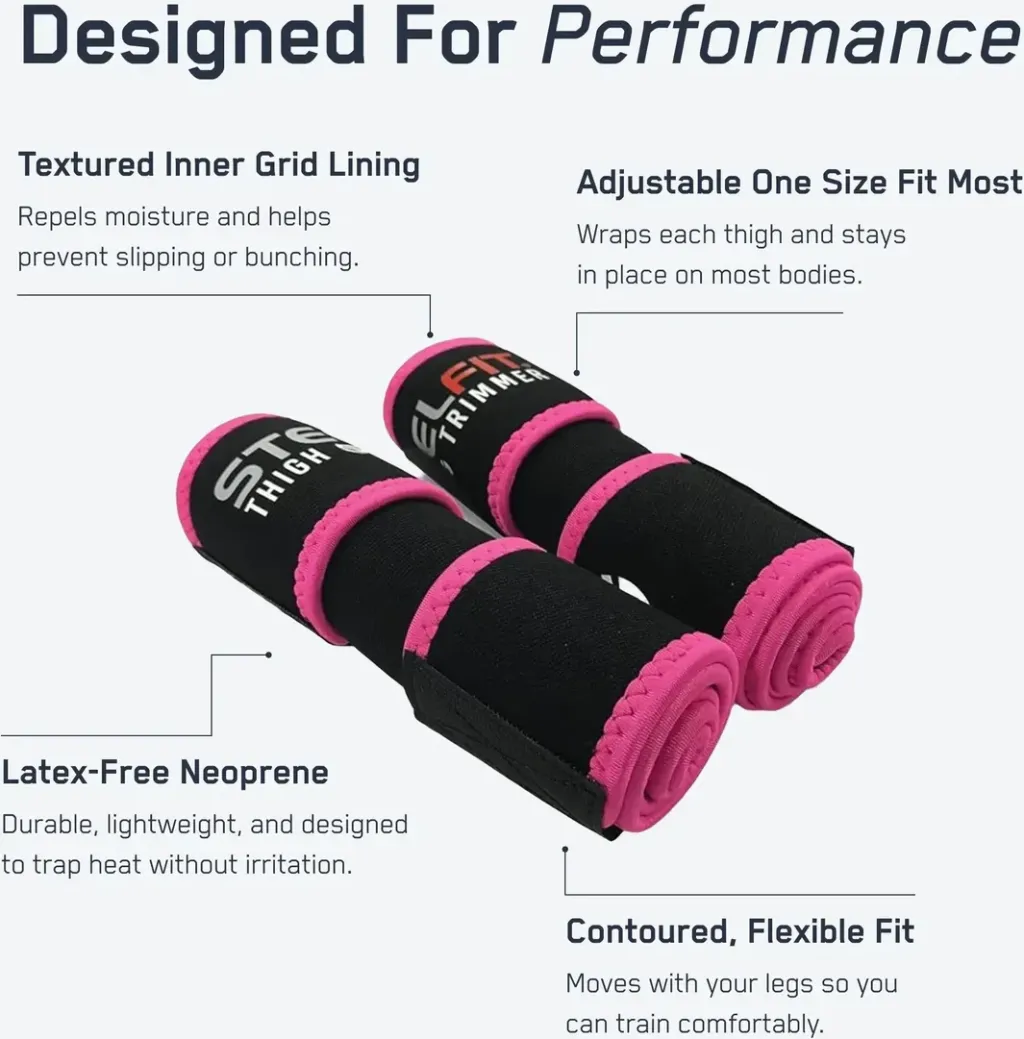 Rrip për djegie të yndyrës në kofshë - Adjustable Thigh Trimmers - 4