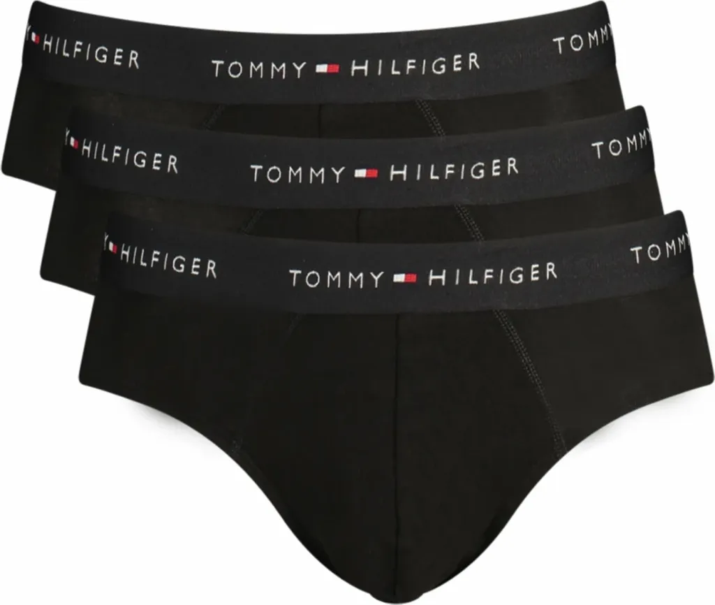 Të brendshme për meshkuj Tommy Hilfiger tri-pack, të zeza - 1
