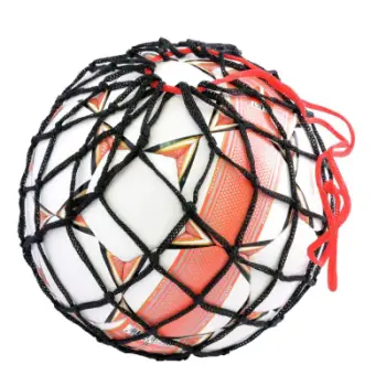 Rrjetë për top futbolli Select Single Ball Net, poliester, me shirit tërheqës, e zezë
