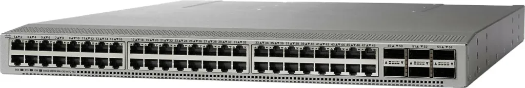 Switch Cisco Nexus 9300, 48 porta Gigabit, PoE+, Managed, Rackmount, gri - 1