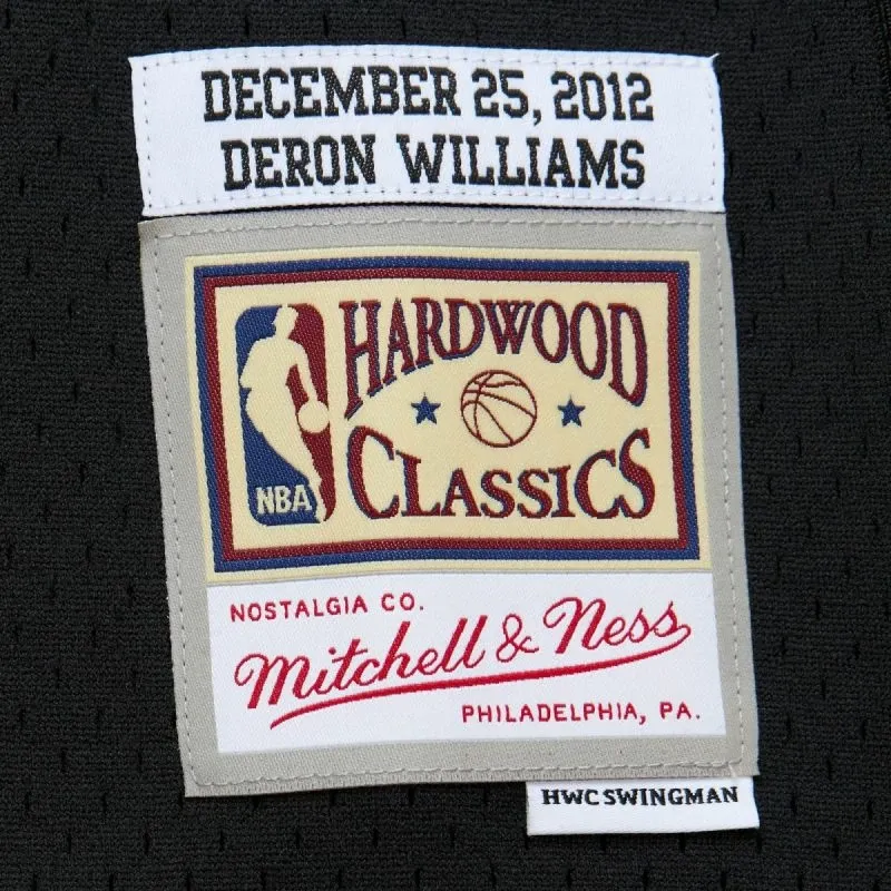 Maicë për meshkuj Mitchell & Ness NBA Swingman Brooklyn Nets Deron Williams, e zezë - 4