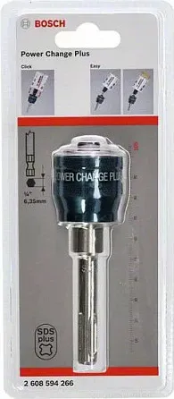 Adapter Bosch Power Change Plus 2 608 594 266, 1 copë, blu - 2