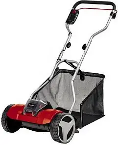 Kositës bari Einhell GE-HM 18/38 Li-Solo, me bateri, 38cm, zi/kuq/gri