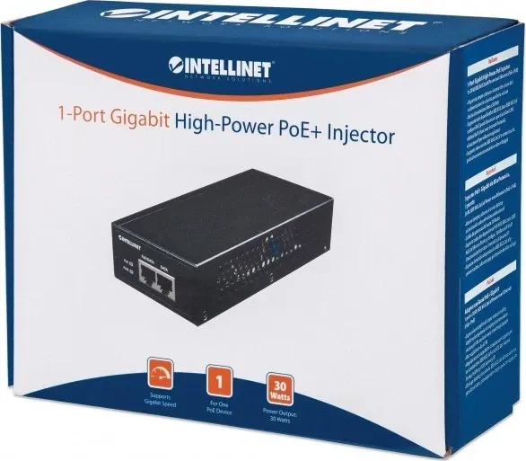 Furnizues me energji Intellinet, Adapter POE Gigabit - 2