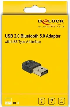 Adapter Bluetooth DeLOCK USB 2.0, Wireless, 3 Mbit/s - 3