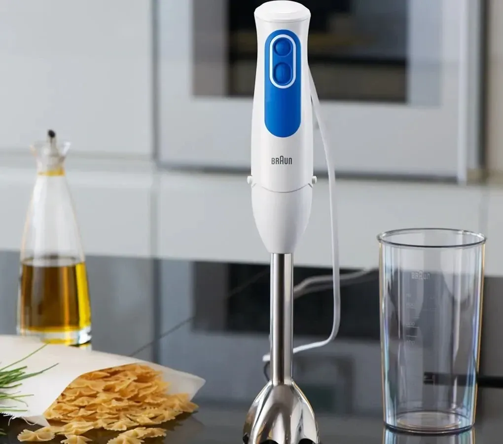 Blender manual Braun, MultiQuick 3, i bardhë-kaltër - 12