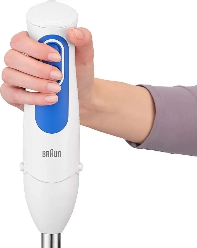 Blender manual Braun, MultiQuick 3, i bardhë-kaltër - 6