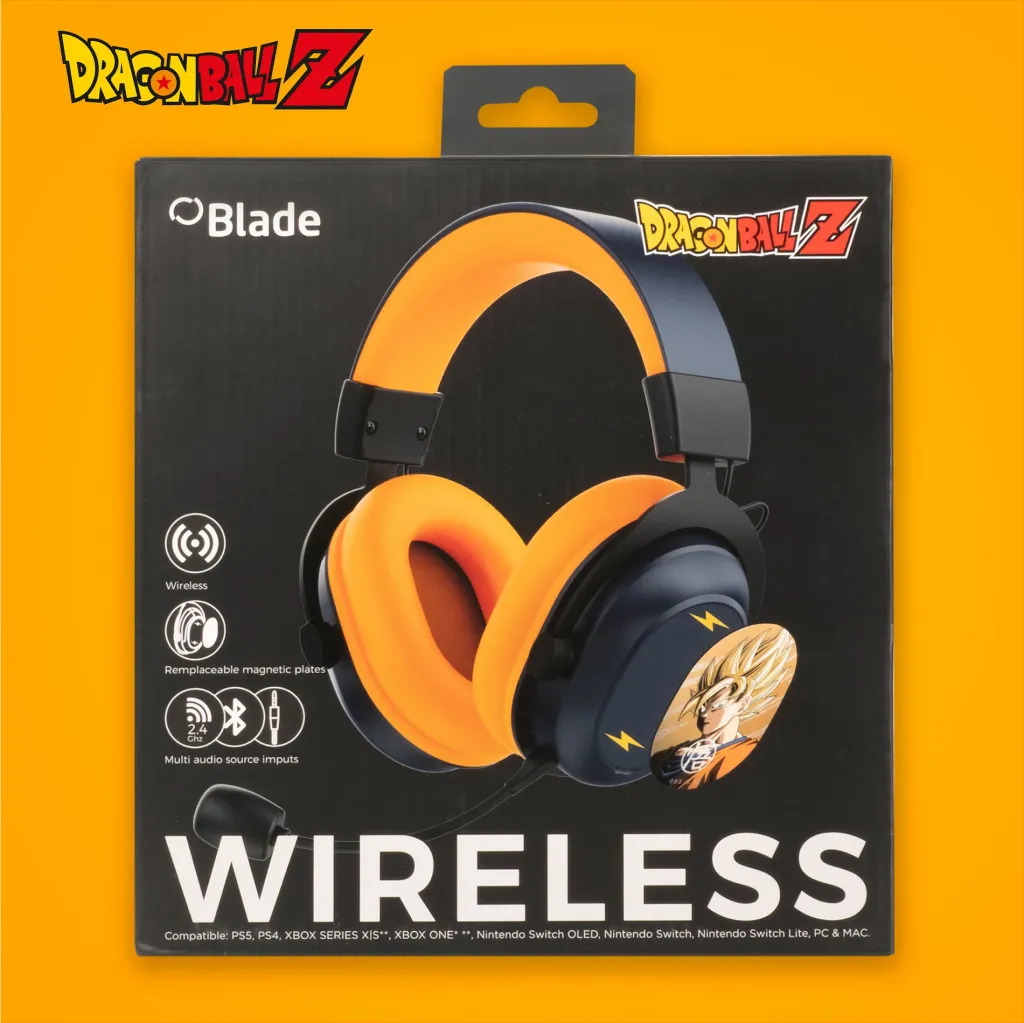 Kufje gaming Blade Dragon Ball Z wireless - 6