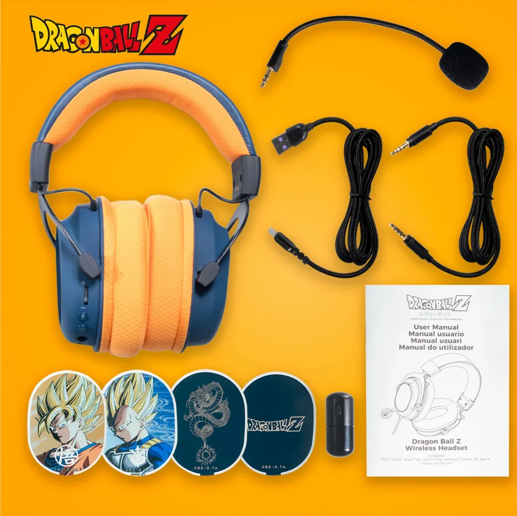 Kufje gaming Blade Dragon Ball Z wireless - 7