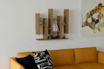 Raft muri Hanah Home, lule, ngjyrë arre