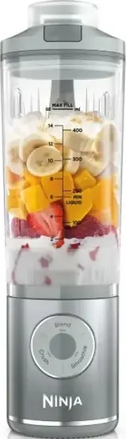 Blender portativ Ninja BC251 Blast Max 570ml, argjend
