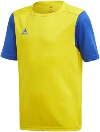 Fanellë futbolli për fëmijë adidas Estro 19, blu dhe e verdhë