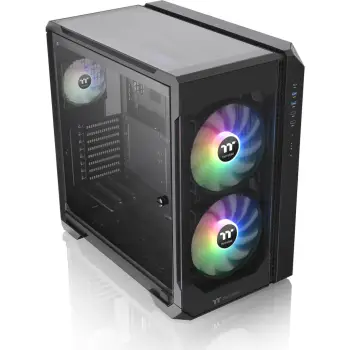 Kasë Thermaltake View 51 TG ARGB, Midi Tower, xham i temperuar, e zezë