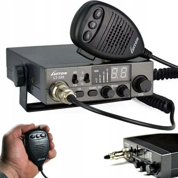 Radio CB Luiton LT-298, AM/FM, me çakmak, e zezë - 1