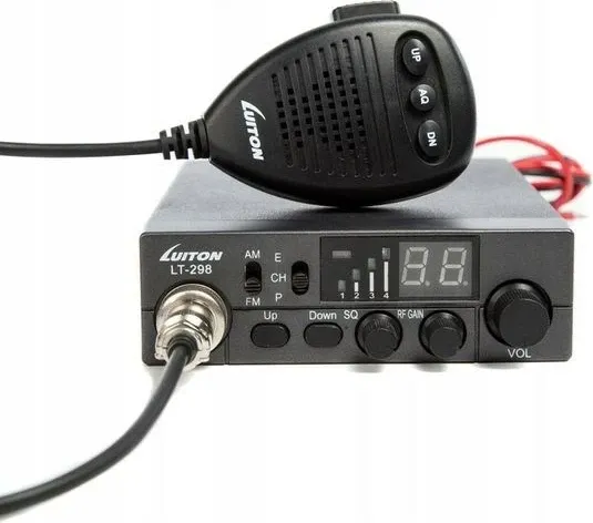 Radio CB Luiton LT-298, AM/FM, me çakmak, e zezë - 8