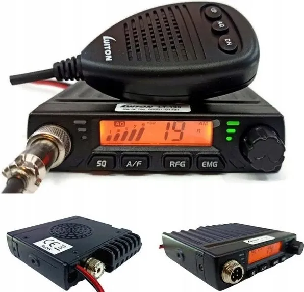 Radio CB Luiton LT-198, AM/FM, me prizë çakmaku, e zezë - 1