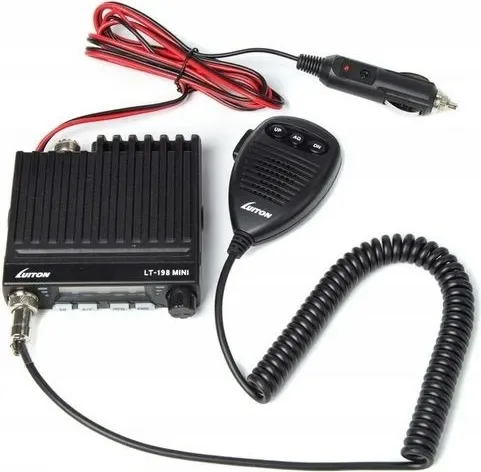 Radio CB Luiton LT-198, AM/FM, me prizë çakmaku, e zezë - 2