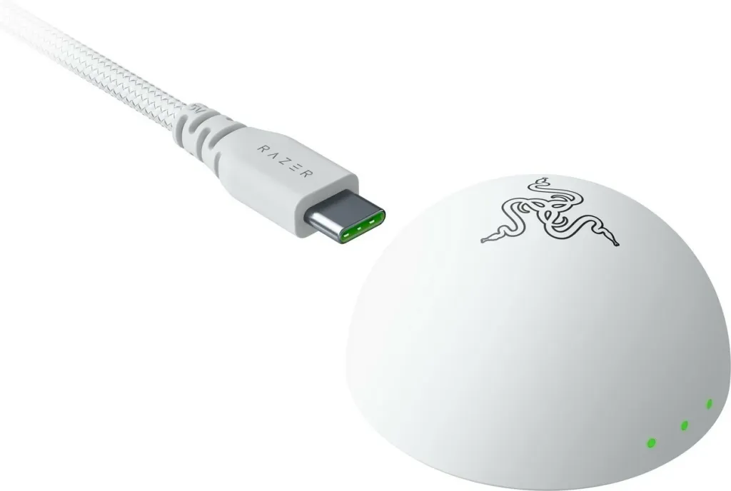 Maus Razer DeathAdder V4 Pro, wireless & USB-C, 45K DPI, 6 taste, i bardhë - 8