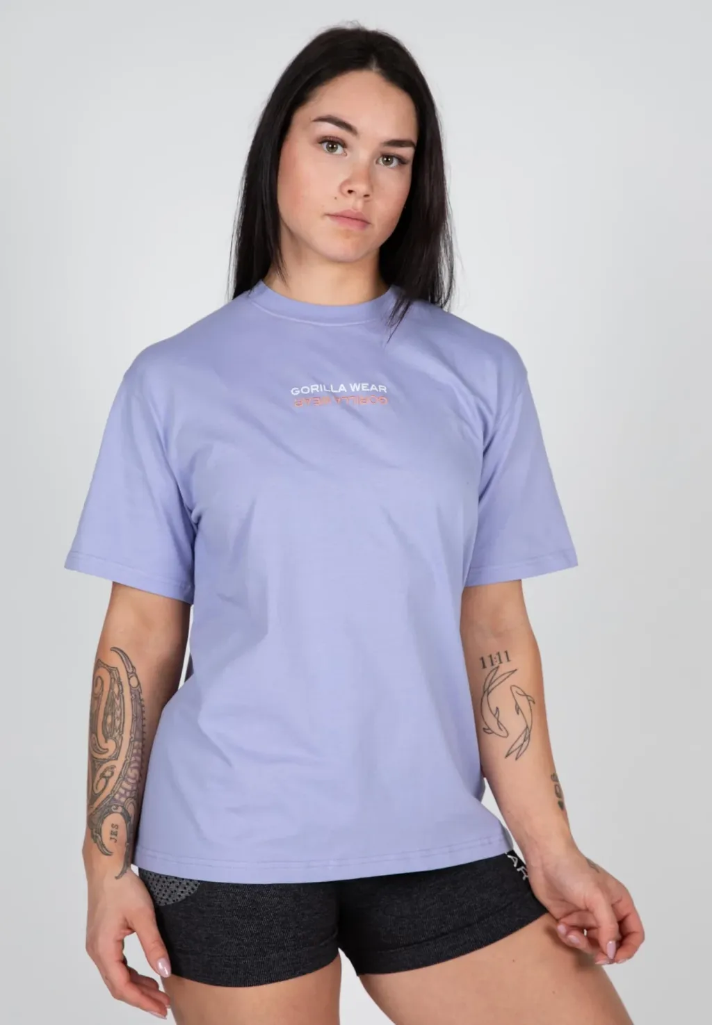 Medina Oversized T-Shirt - Lilac - 1