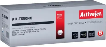 Kartrixh toneri ActiveJet ATL-T650NX, zëvendësim Lexmark T650H11E, 25000 faqe, i zi