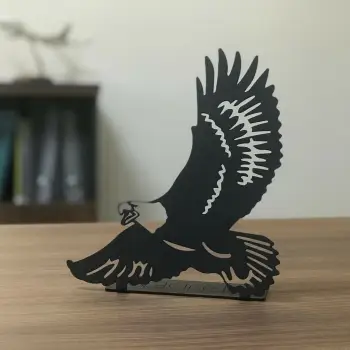 Objekt dekorativ Aberto Design, Kartal Pod, metal i zi, 20x28cm