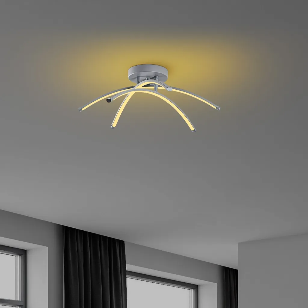 Llambë tavani Opviq, Ledbanana, gri, 57x20cm - 1