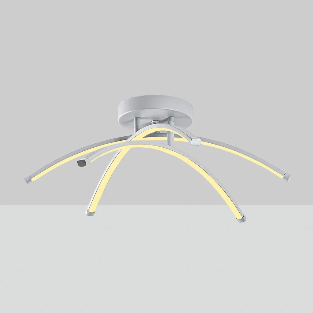 Llambë tavani Opviq, Ledbanana, gri, 57x20cm - 5