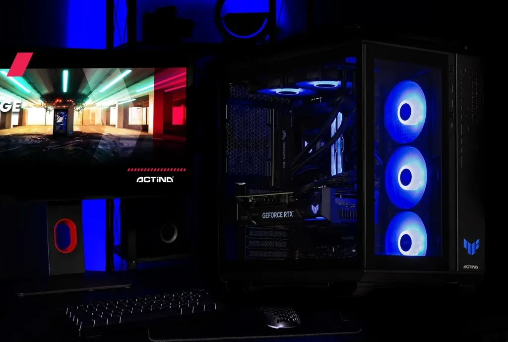 Kompjuter Actina, AMD Ryzen 9, 32GB RAM, 2TB SSD, NVIDIA GeForce RTX 5090 - 8