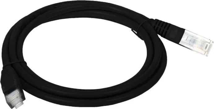 Kabllo rrjeti Alantec, KKU5CZA1, 5e, 1 m, e zezë - 1
