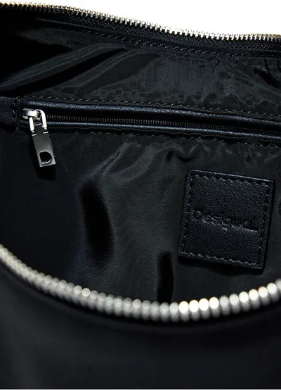 Çantë për femra Desigual Half Logo Zante Black Banana Bag, e zezë - 3