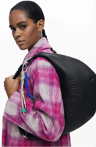 Çantë për femra Desigual Half Logo Zante Black Banana Bag, e zezë - 5