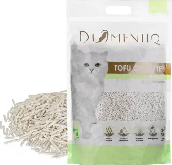 Leter për mace DIAMENTIQ Tofu Matcha Ultra clumping, 2.5 kg