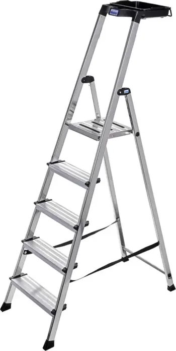 Shkallë pune Krause Secury Aluminum, të argjenda