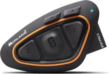 Interkom motorash Midland BTX1 PRO S-SINGLE, Bluetooth 4.2, i zi