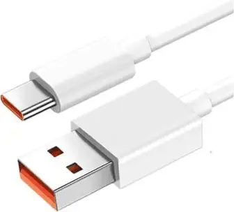 Kabllo karikimi dhe të dhënash Xiaomi B26260007 USB-A në Type-C 6A 120W 1m, e bardhë, bulk